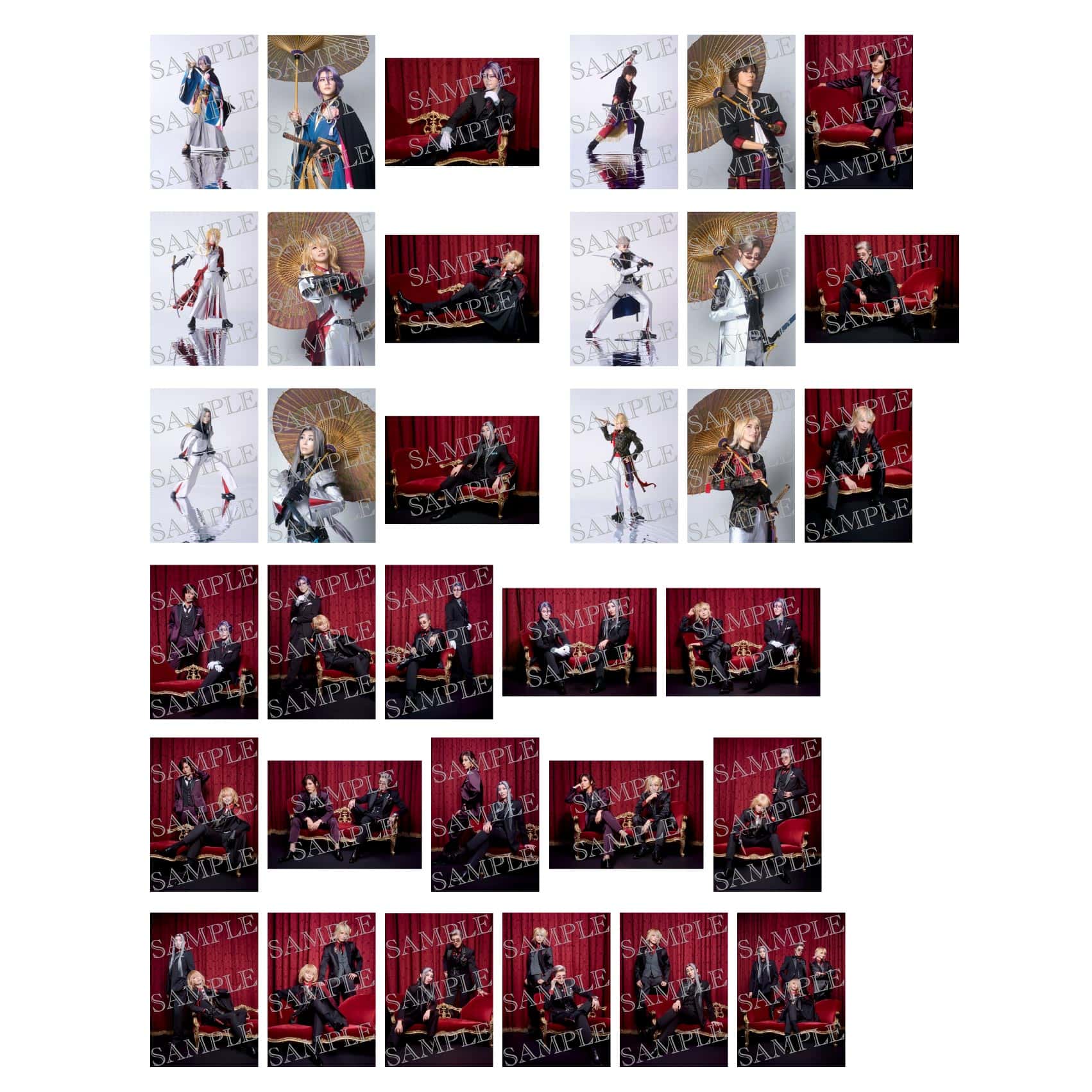 舞台『刀剣乱舞』禺伝 矛盾源氏物語〜再演〜 ランダムブロマイド